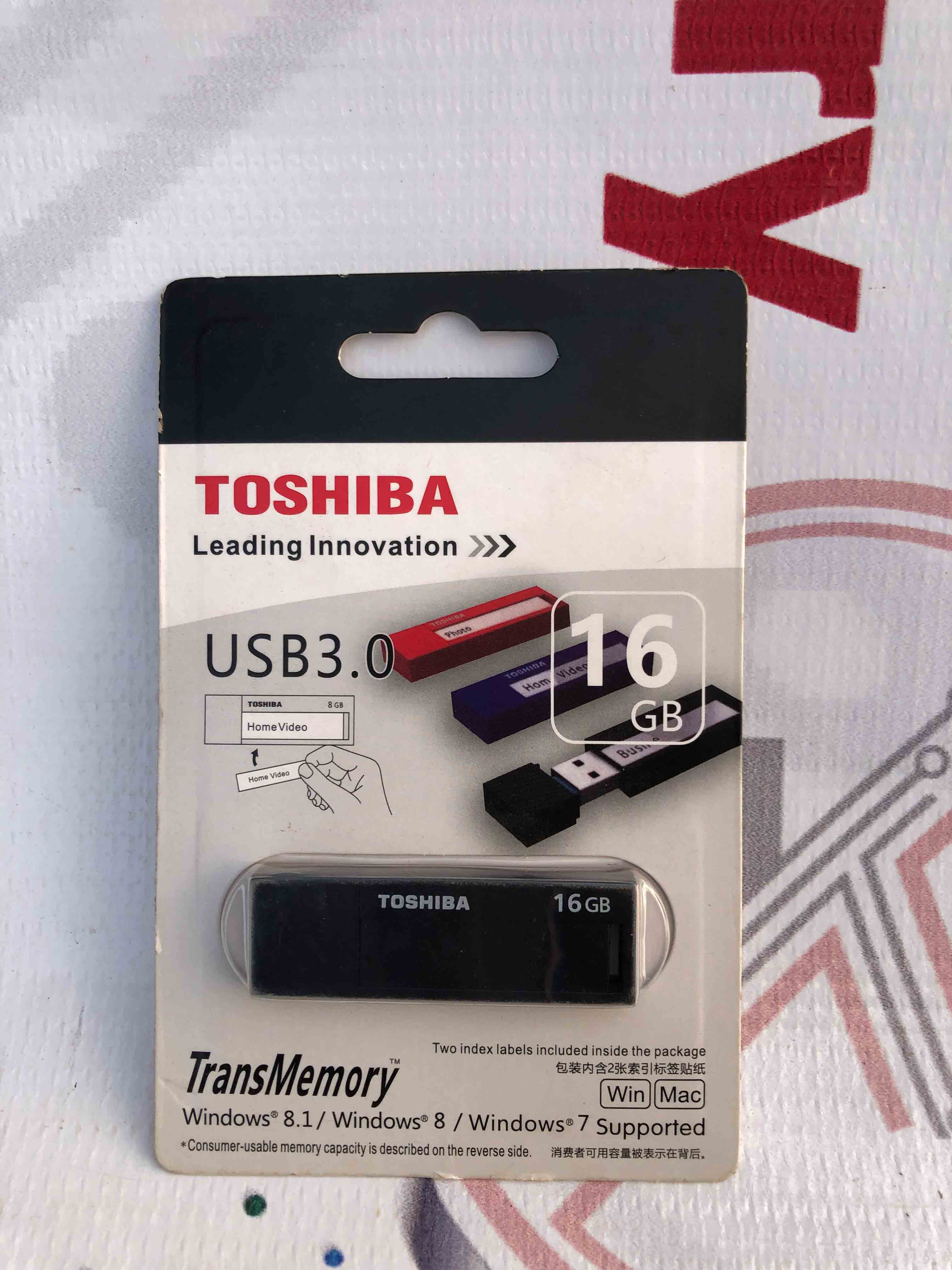 Flash disk TOSHIBA 16GB USB 3.0